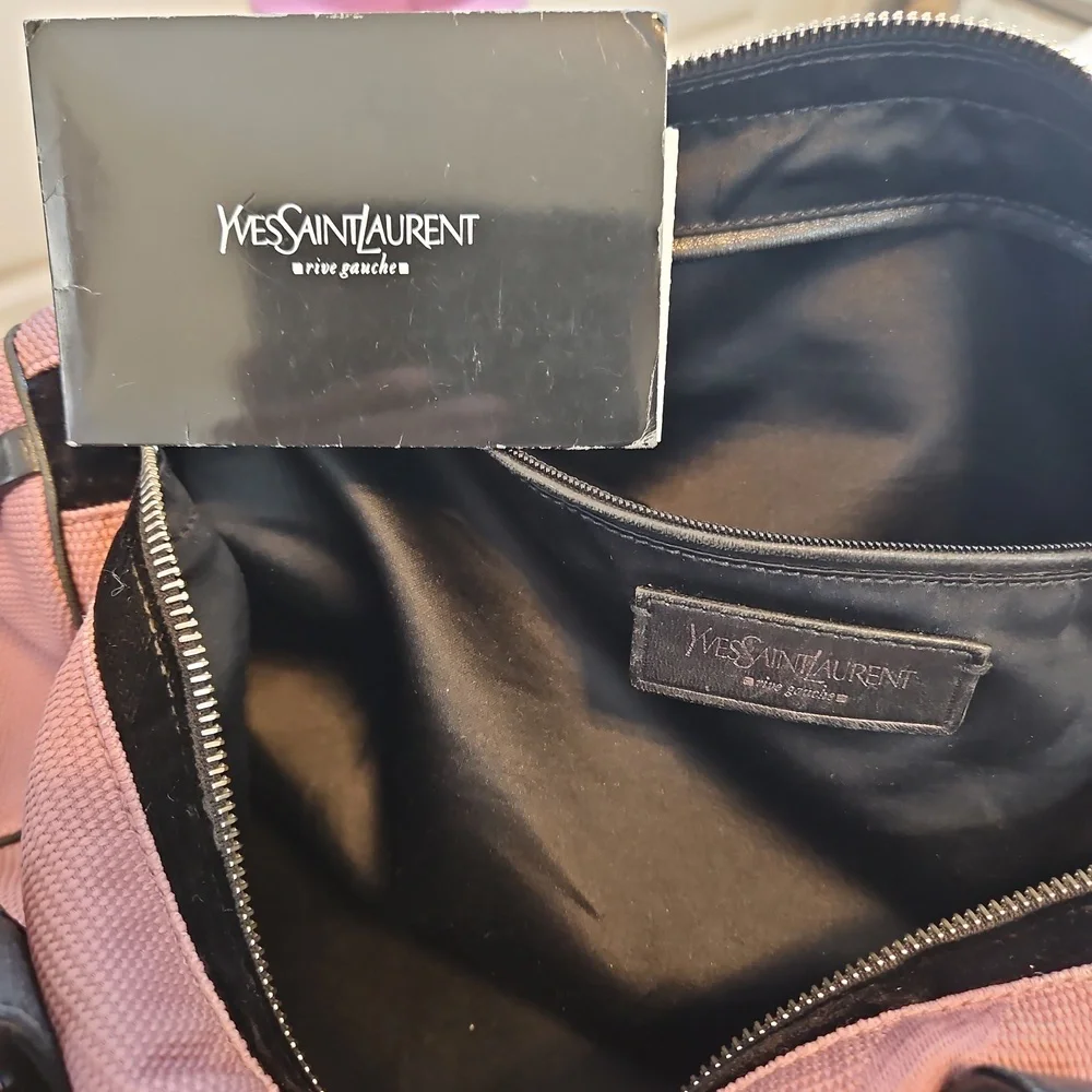 Yves Saint Laurent Rive Gauche Nylon Shoulder Bag - Picture 8 of 11